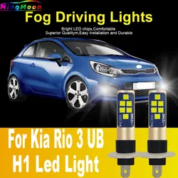 2x H1 Led Light Canbus Bulb Car Headlight High Power Auto Fog Diode Moto Driving Running Lamp 12V 55W For Kia Rio 3 UB 2011~2017