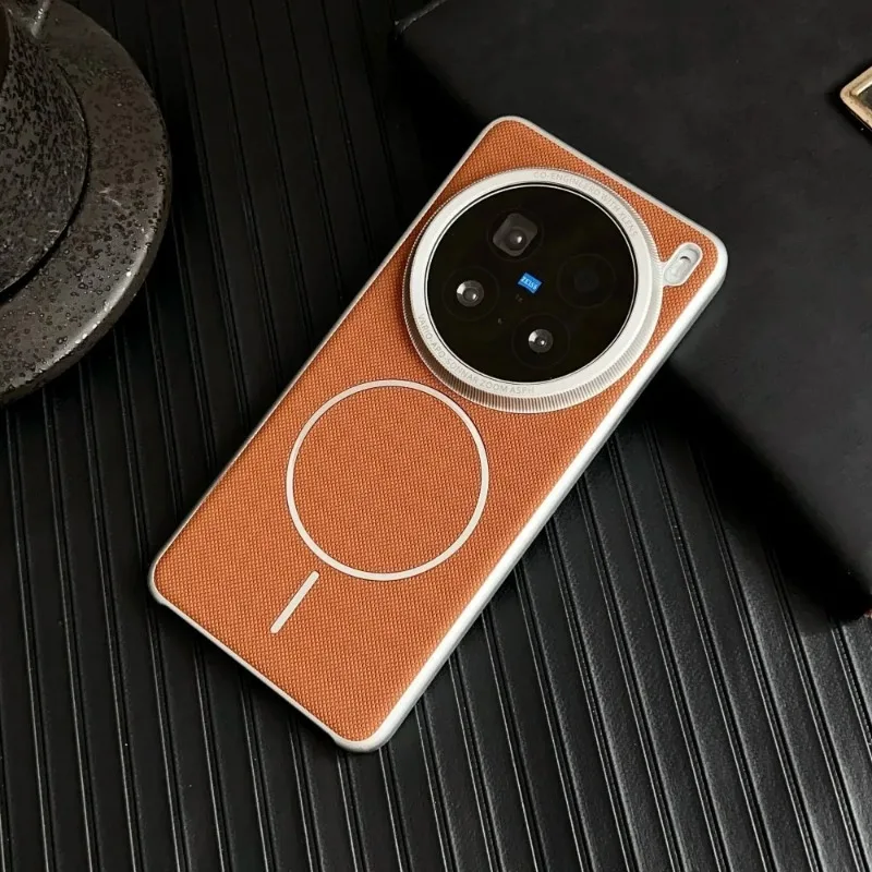 

Для Vivo X200 Pro Mini X200 Ultra X200s чехол Роскошный чехол из искусственной кожи с магнитной беспроводной зарядкой Защитная задняя крышка