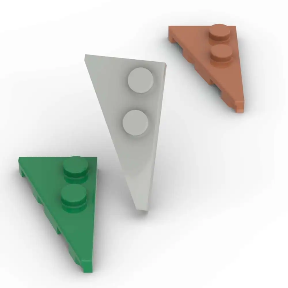 MOC 10PCS 65426 Pointed Board Brick Wedge Plate 4x2 Right Attractive Adaptive Building Block Toys Adults Boys Special Day Gifts