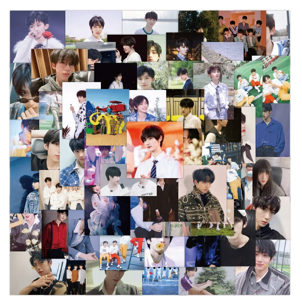 50pcs Creative Tnt Star Group Times Youth League Stickers High Color Value Small Fresh Meat Stationery Phone Decorative Sticker