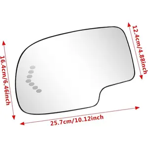 Bên bên trái bên trái Người giữ cánh Gương Gương Tín hiệu Tín hiệu Kiếm cho Chevy GMC Yukon Cadillac 2003 2004 2005 2006 88944391 8 Bán hàng chính GMC chính - 2