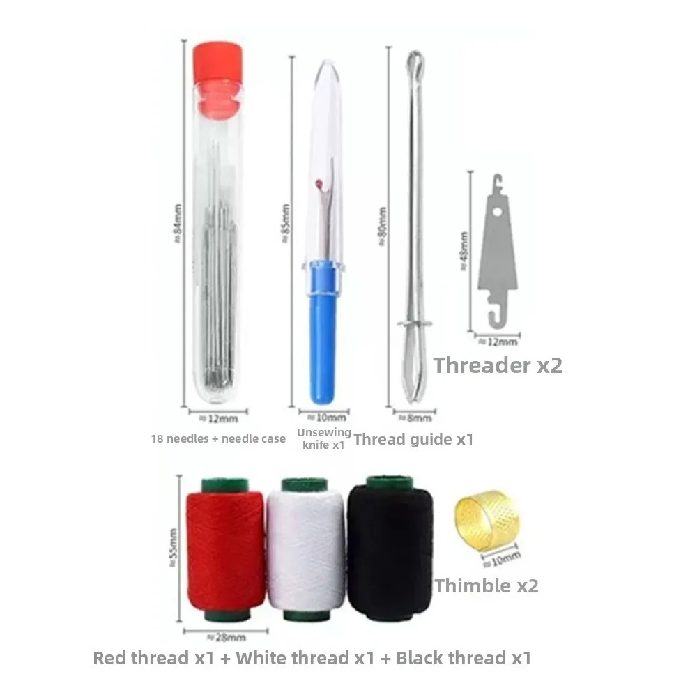 Multi-Purpose Sewing Tool Set with Top Needle Easy Sewing Needle and Thread Kit Needle Thread Hand Repair Tools for Quilt Sewing view 6