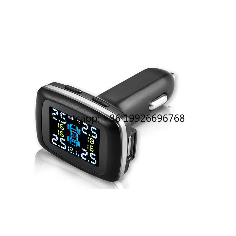 

Barometer Digital Display Electronic Car Universal Tire Pressure Detector Tire Pressure Monitor Lighter Tp Ms System