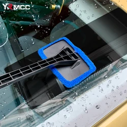 Car Window Cleaning Brush Kit Long Handle Brushes Windshield Wiper Auto Body Wash Tools Glass Cleaner Towel for Cars Accessories