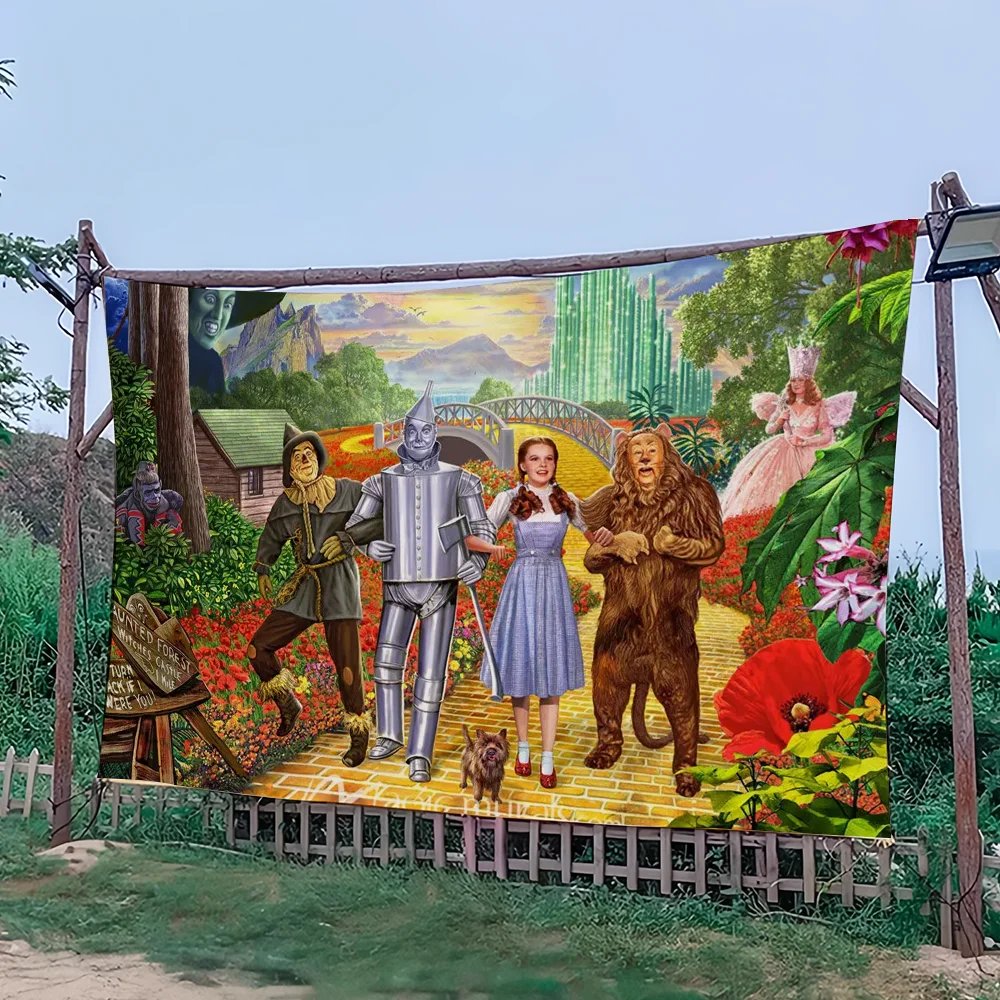 The W-Wizard of OZ flag For Picnic Party Art Home Decoration Outdoor Camping Banner