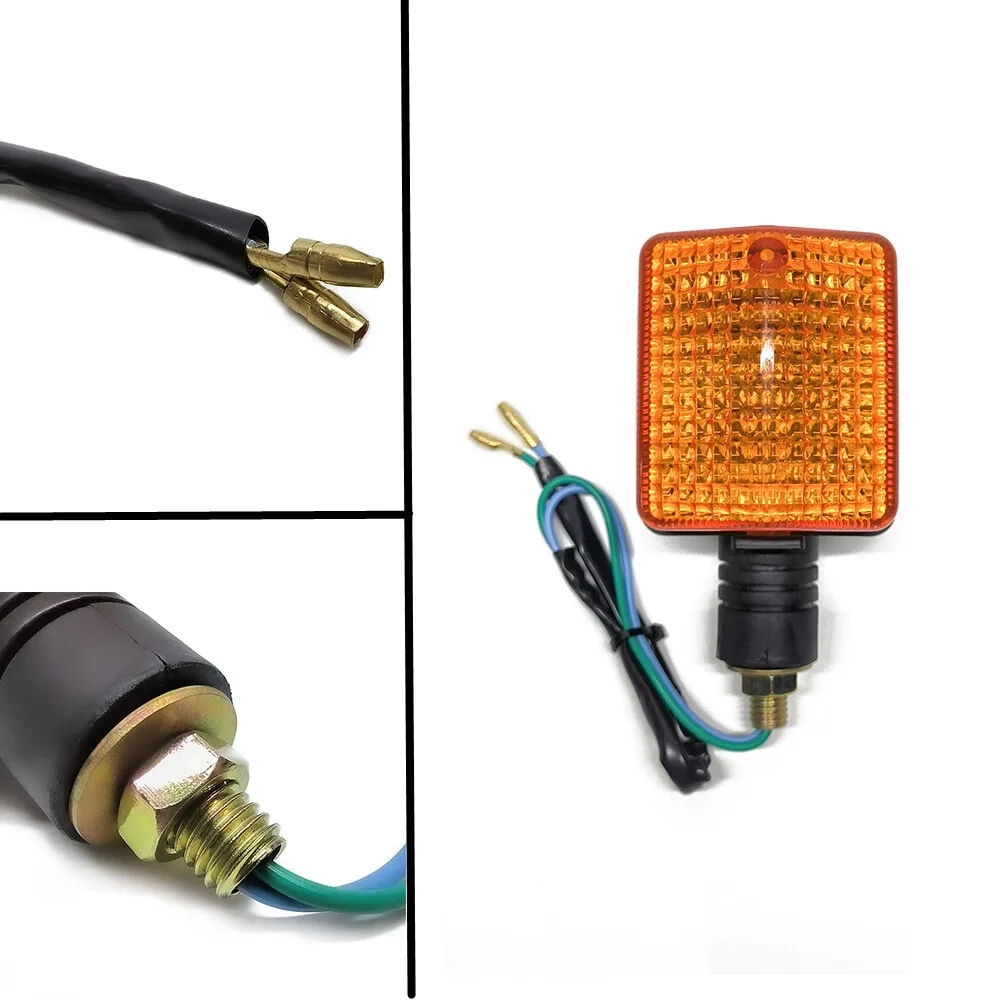 2 زوج بدوره ضوء مؤشر الإشارة يناسب لهوندا NPS50 Ruckus 50 CB750 XR650L XR250L CB125 VTR250 اعتراضية زومر 50 CBR600F