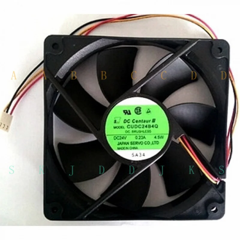 M  for SERVO CUDC24B4Q Inverter cooling fan DC24V 0.23A 4.5W  3pin 120*120*25MM