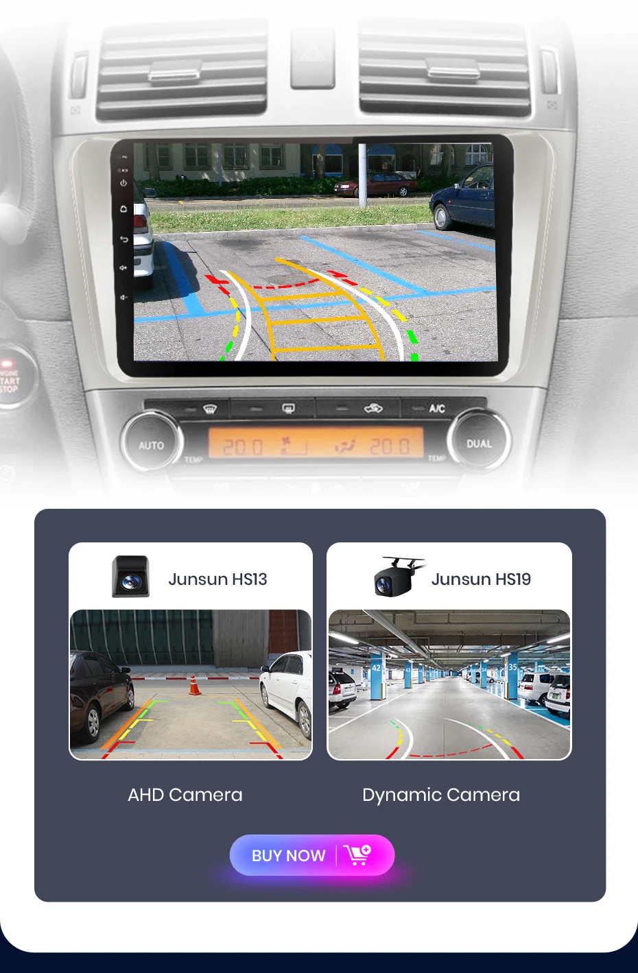 Junsun drahtloses Carplay Android Auto Autoradio für Toyota Avensis T27 2013-2016 intelligente Systeme Stereo Multimedia Autoradio – Detail 18