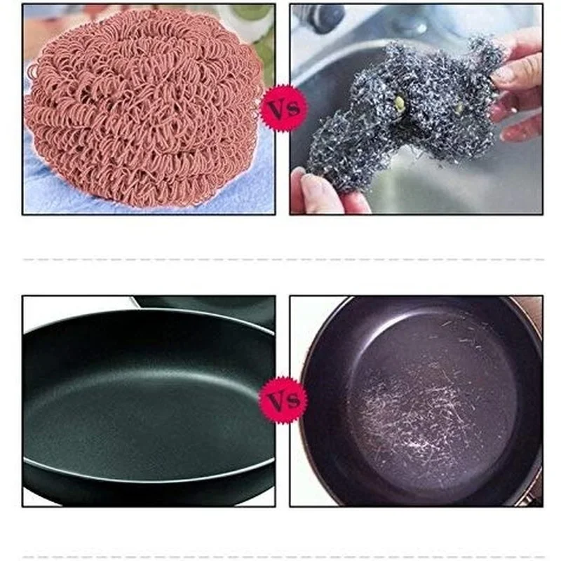 Kitchen Cleaning Ball Nano Fiber Cleaning Brush Dishwasher Scrubber Ball Nano Fiber Cleaning Pot Washing Tool Clean Brush