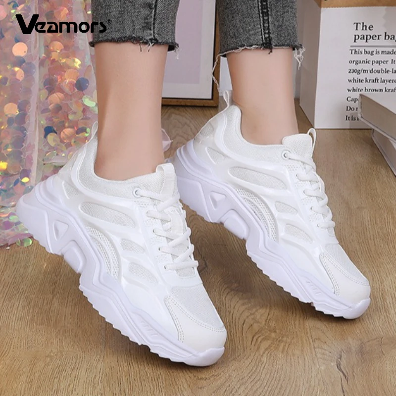 

Women Trendy Chunky Shoes Korean Style Platform Shoes Men Breathable Casual Sneaker Versatile Platform Sneaker Height Increasing