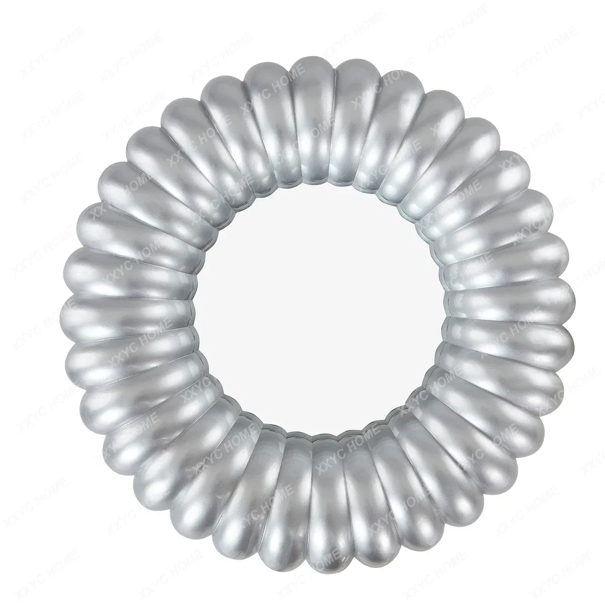 round bathroom mirror wall hanging light luxury washing mirror household entrance decorative mirror advanced sense