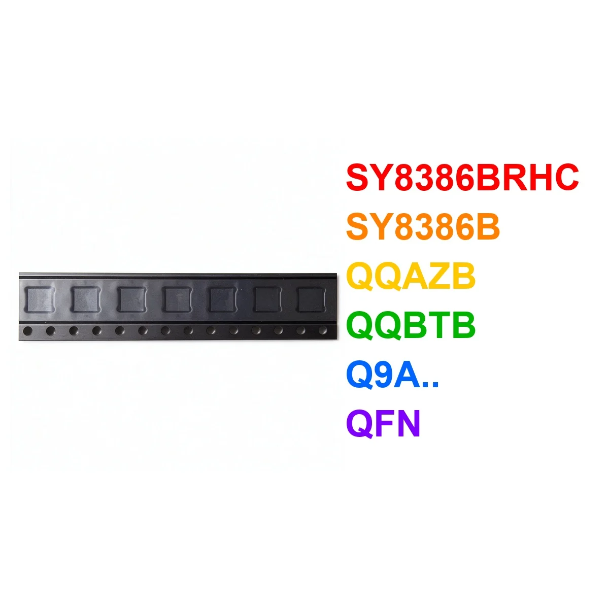 (2-5piece) SY8386BRHC SY8386B QqAZB QqBTB Q9A.. QFN Chipset