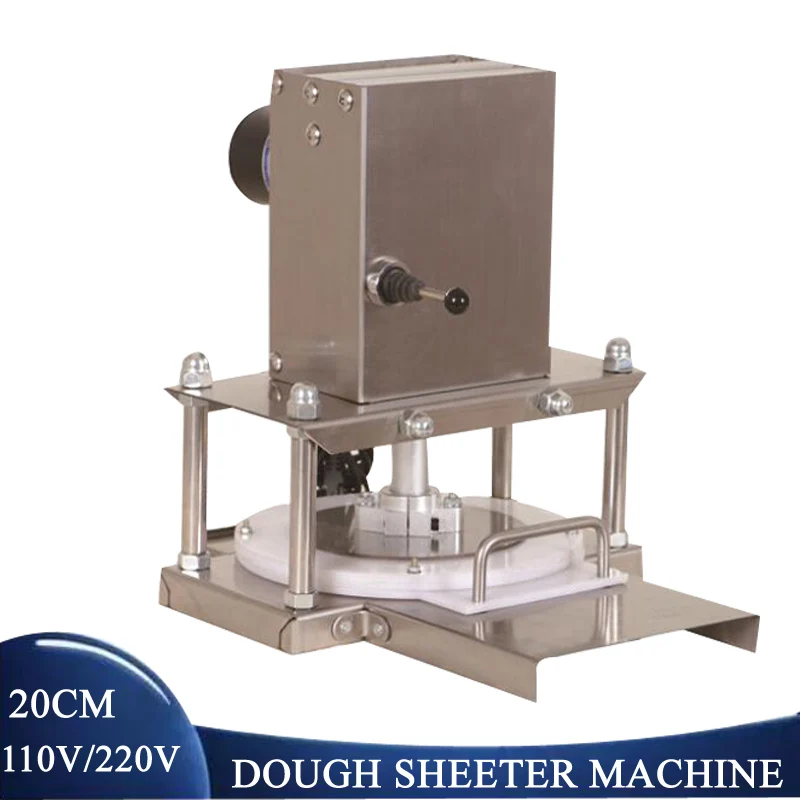 

Electric Pizza Dough Press Machine Commercial Flour Tortilla Presser Dough Roller Sheeter Pressing Machine