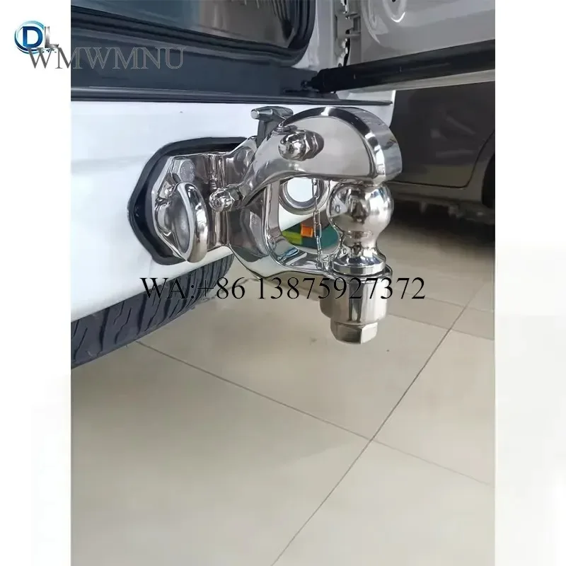 Wmwmnu Off Road Rescue Combination Kit Rear Bumper Tow Hook with Lock Universal Tiger Head Nylon Material for