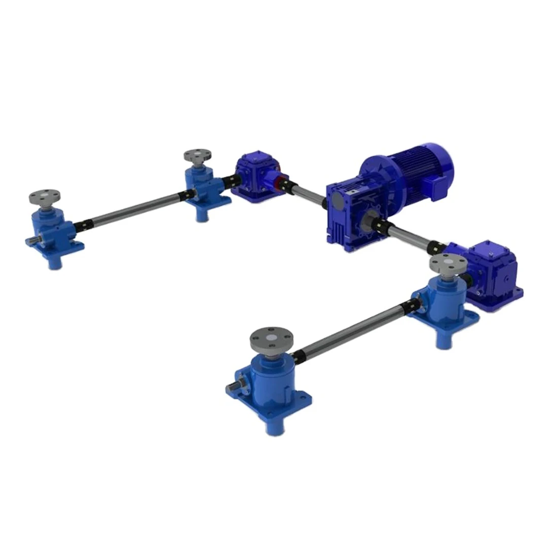 Low Noise SWL 5T Easy Operation Trapezoidal Hand Manual Worm Gear Screw Jack for Low Frequency Situation