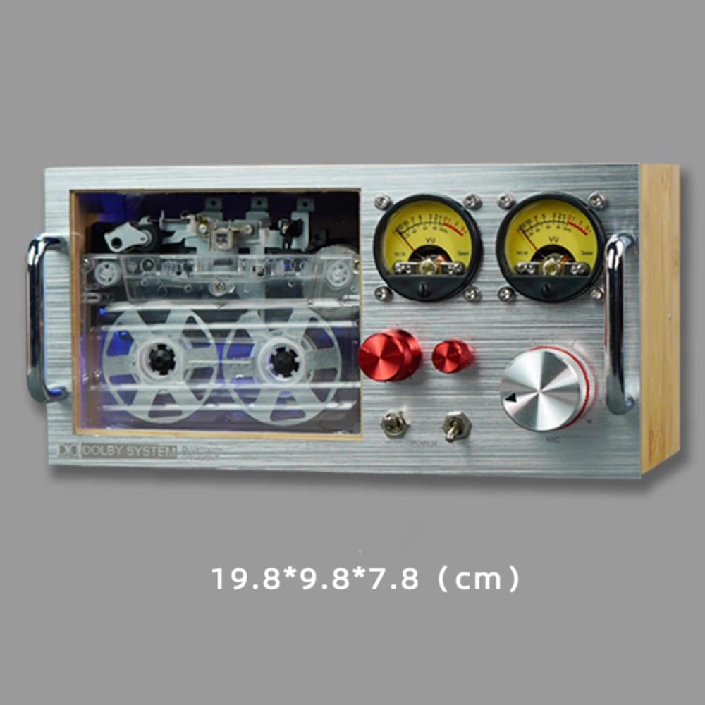 High-end Desktop Vintage Audio Level Meter, VU Meter, RGB Audio Visualizer for Home Decor and Ambient Light