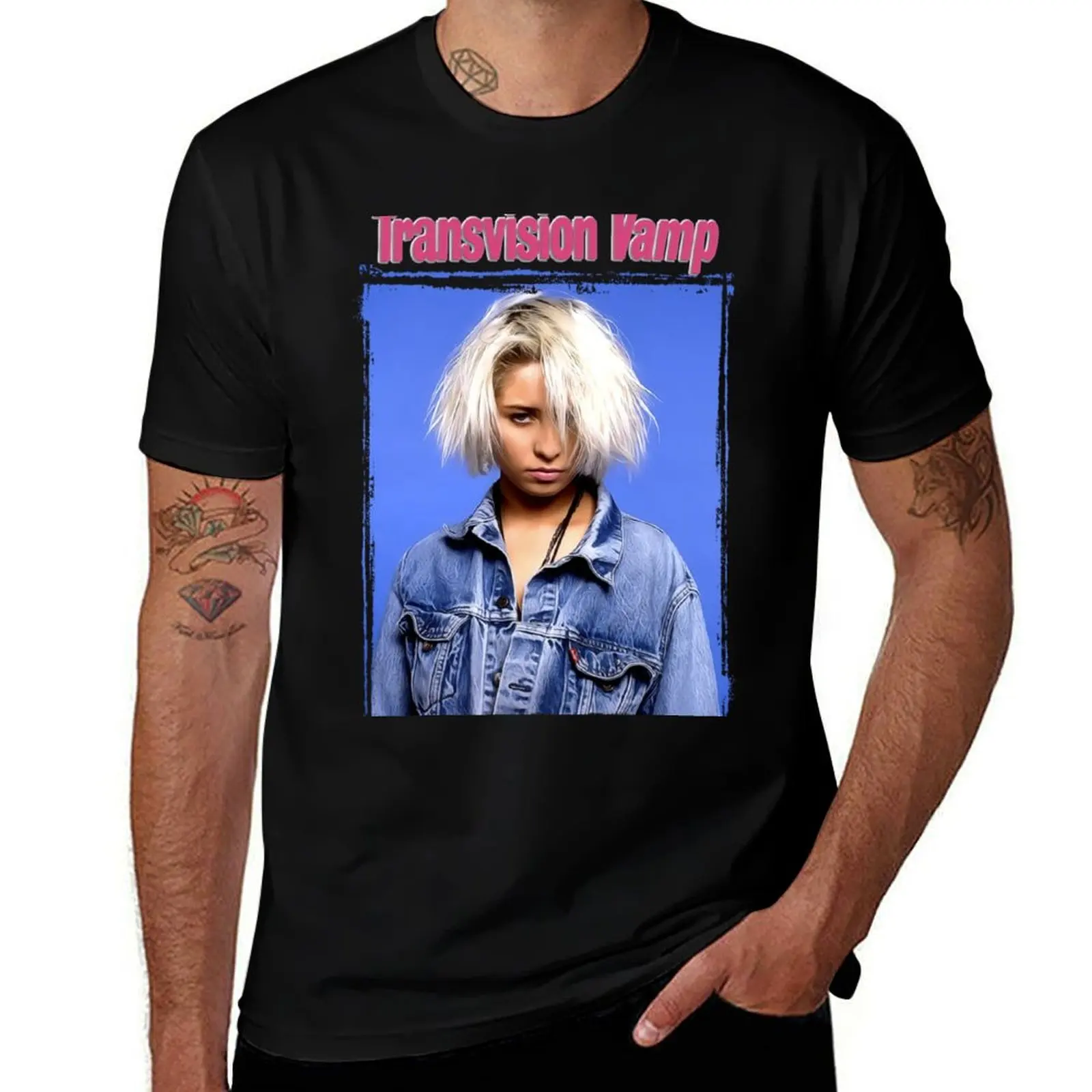 

TransVision vamp Band T-Shirt man t shirts cotton man t shirts high quality luxury brand T-Shirt