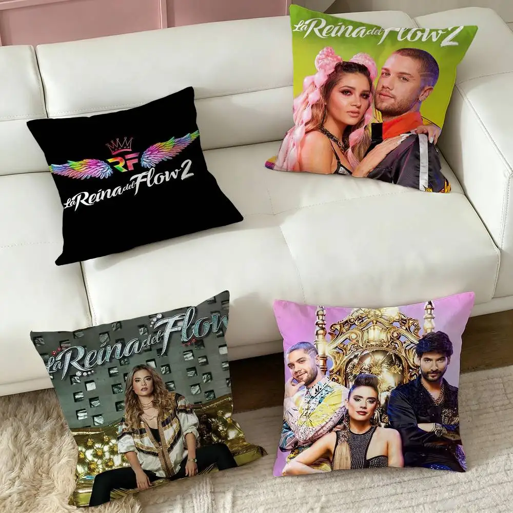 The Queen of Flow   Square Double-Sided printed Pillow Case Bedroom Bedside Pillow Sofa Cushion Cover