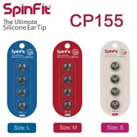 SpinFit CP155 Silicone Ear Tips for Earphone Replacement 5.5mm 5.5mm for Earphone Nozzle Diameter from 6-7.5mm Earbuds Ear Caps