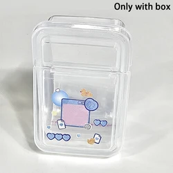 1PCS Collection Container Case Plastic Transparent Storage Box Small Clear Store box With Lid jewelry Finishing Accessories