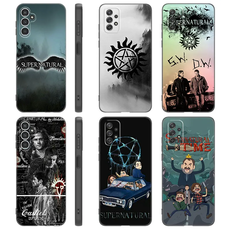 Supernatural SPN Dean Sam Phone Case For Samsung A13 A22 A24 A32 4G A25 A34 A35 A52S A53 A54 A55 A73 5G A12 A14 A15 A23 A31 A33