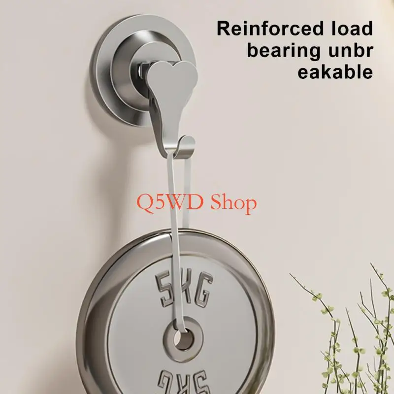 

Q5WD Multipurpose Suction Cup Hook Kitchen Bathroom Organizers for Secure Hanging