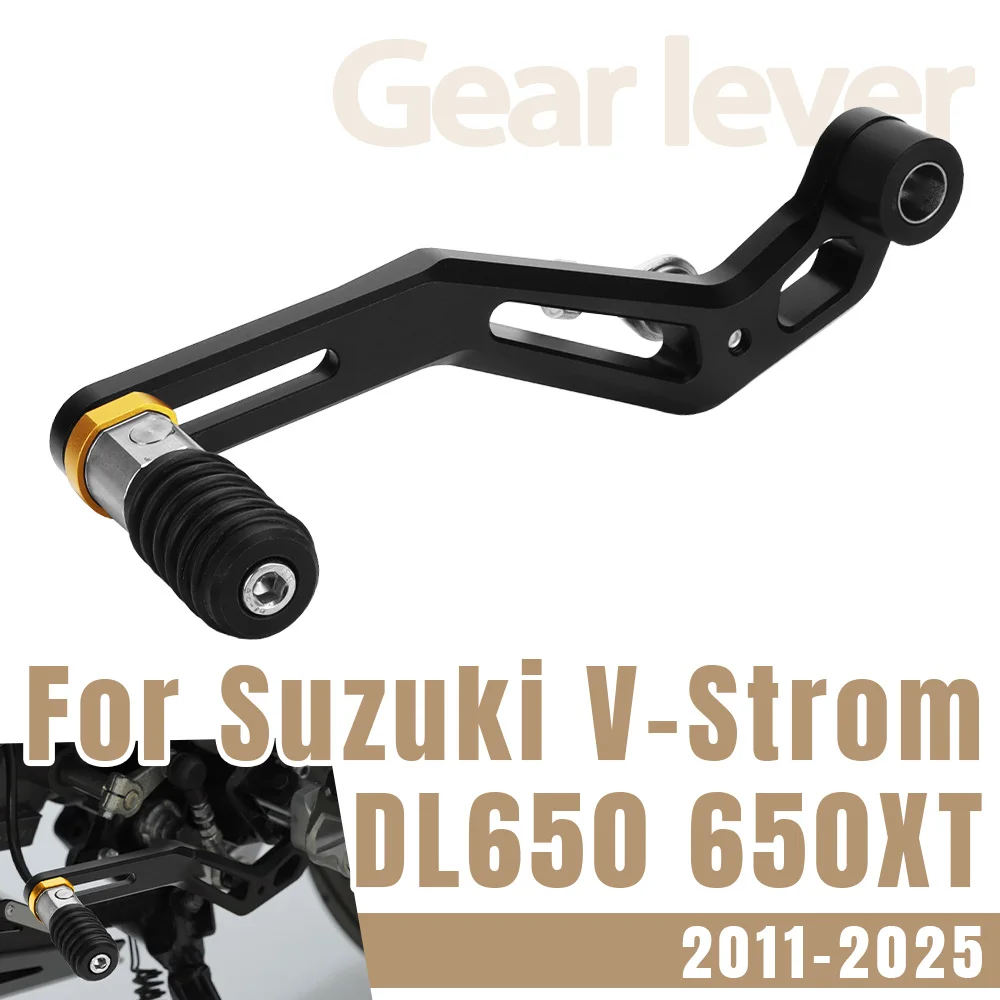

Для SUZUKI V-STROM 650 V-Strom 650 XT DL650 2011-2025 мотоцикл с ЧПУ алюминиевый регулируемый рычаг переключения передач складная педаль переключения передач