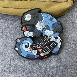 German PATCHLAB Chameleon Corps Craft Mechanic Patch PVC Bomb Disposal Specialist Badge Hook&Loop Backpack Tactical Patches