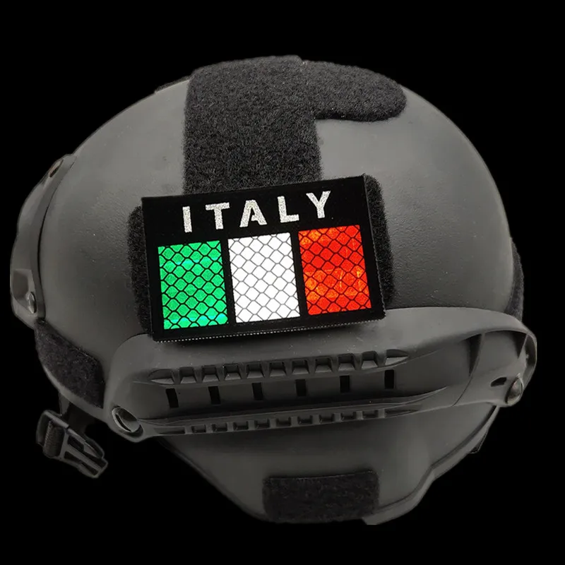 Italian flag Patch NOCS GIS  Outdoor Special Forces Military Tactical Armband Rucksack Accessory Patch