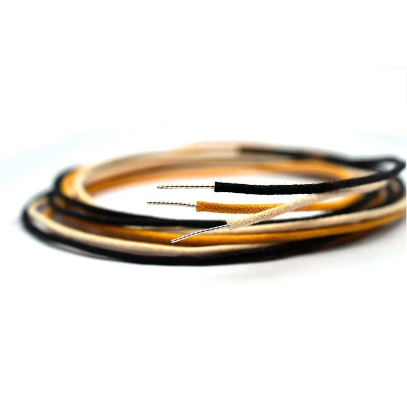 Y67A-Cloth-Covered Braided Guitar Wire 15 Meters Guitar Wire Pushback Guitar Wire