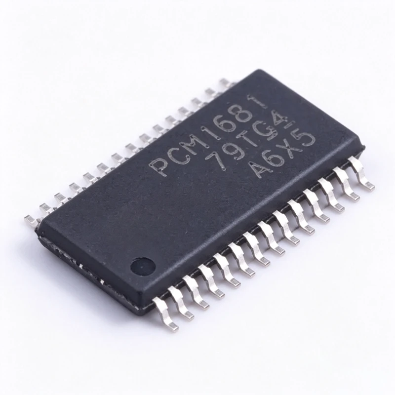 PCM1681PWPR silk-screened PCM1681 HTSSOP28 audio digital/analog converter IC