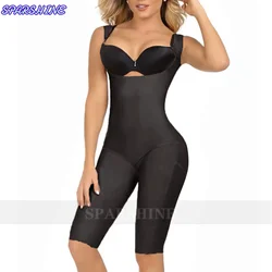 Fajas Bodysuit Seamless Shapewear Slimming One-Piece Tight Butt Lifter Shaper Underwear Women's Corset Knee length Shorts 2025