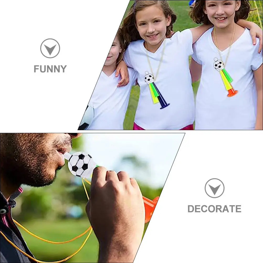 4Pcs Bright Color Plastic Cheering Trumpets Portable Stadium Horns for Sports Events Football Games Concerts Party Favors