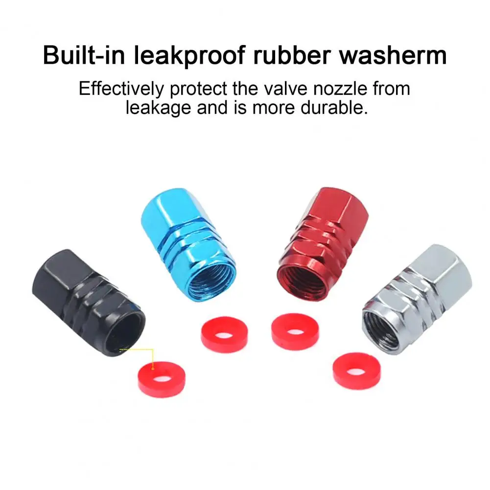 Durable Tyre Valve Cover Heat Conduction Anti-corrosive Auto Wheel Tire Valve Cover  Anti-dust Tire Valve Cover Workshop Supply