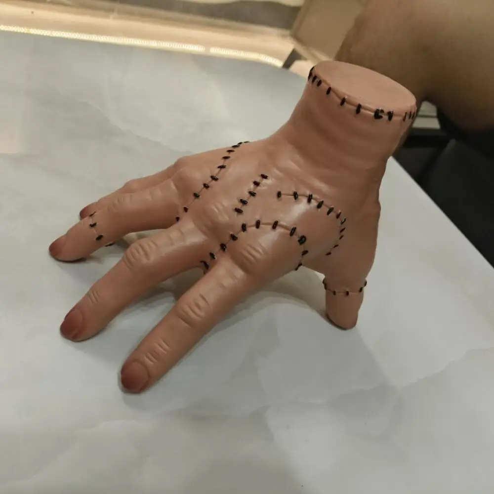 1/2/3PCWednesday Addams تأثيري نموذج اليد Addams الأسرة هالوين زي حفلة الدعائم مخيف المزحة لعبة سيارة مكتب الزينة