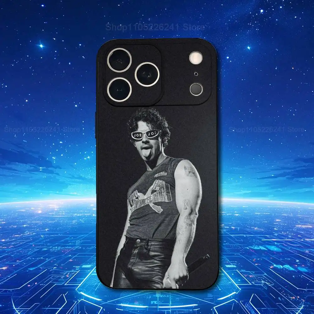 Cantor J-Joe J-Jonas para iPhone 13,17,11,12,16,14,15,Plus,Pro Max, XS, X, XR, SE, Mini, 8,7, capa de telefone preta de silicone macio