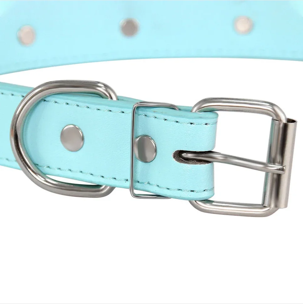 Leather Dog Collar Personalized For Big Dogs Cute Cat Dog Collars Luxury Designer Leather For Small Dogs Cats Pet Accessories