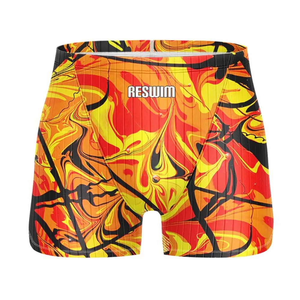 2025 Men's Swim Jammer Shorts Endurance Athletic Training Swimsuit Racing Swimming Trunks Swimming Jammers Pants Bathing Suit