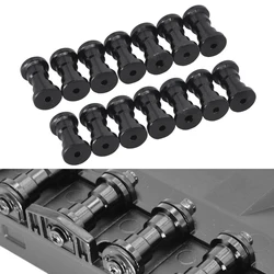 14 PCS HUINA 1/14 1580 580 parti originali della ruota di supporto dell'escavatore RC del rullo della pista del metallo