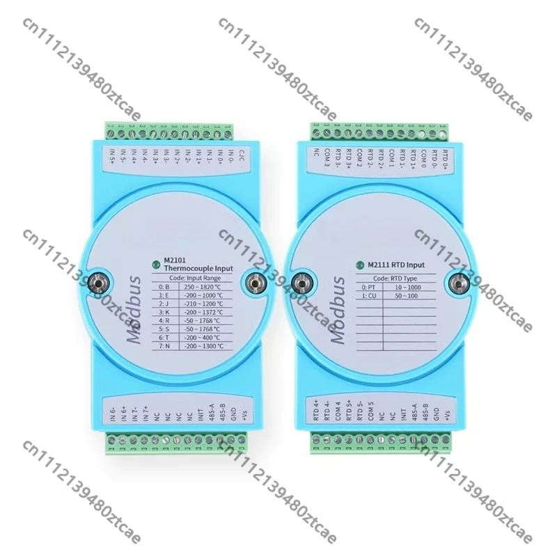 M2100 Temperature Data Acquisition Card 8CH Thermocouple PT100 Recorder RS485 Ethernet TCP IP