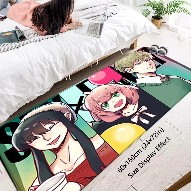 Anime Kamer Tapijten Voet Tapijten Spy X Familie Ingang Deurmat Kawaii Vloerkleed Tapijt Anti Slip Mat Huis Keuken Gang Decor