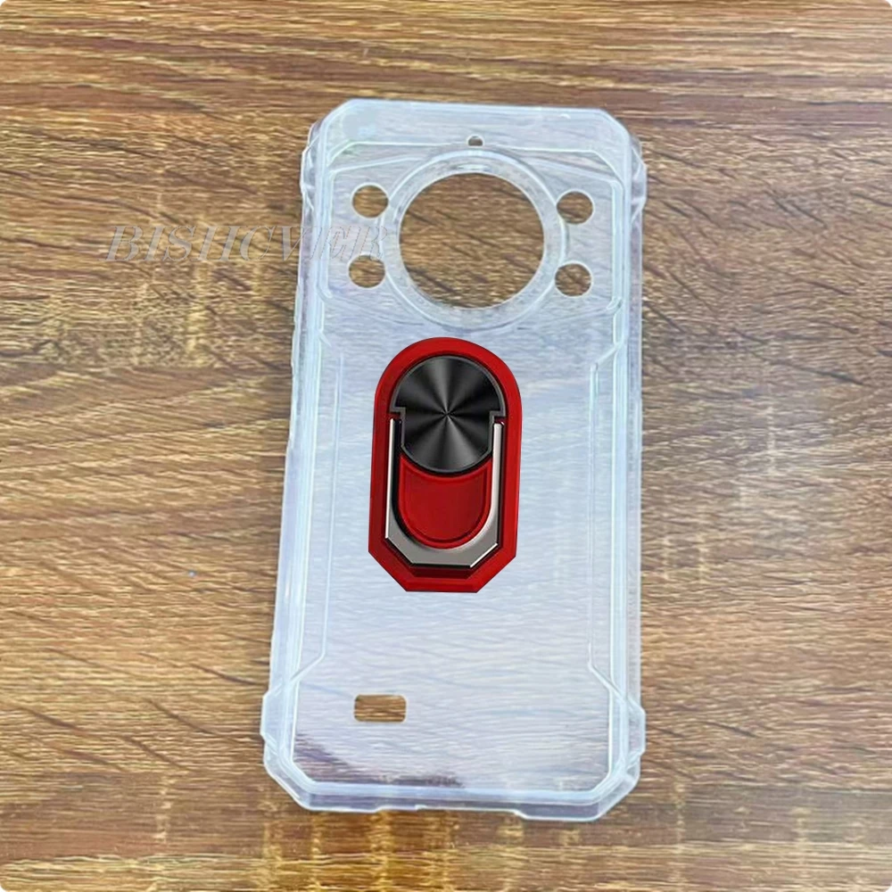 Magnet Phone Case For Cubot KingKong 11 King Kong 11 6.72"KingKong11 2025 Shockproof Soft TPU Silicone Cover With Ring Holder