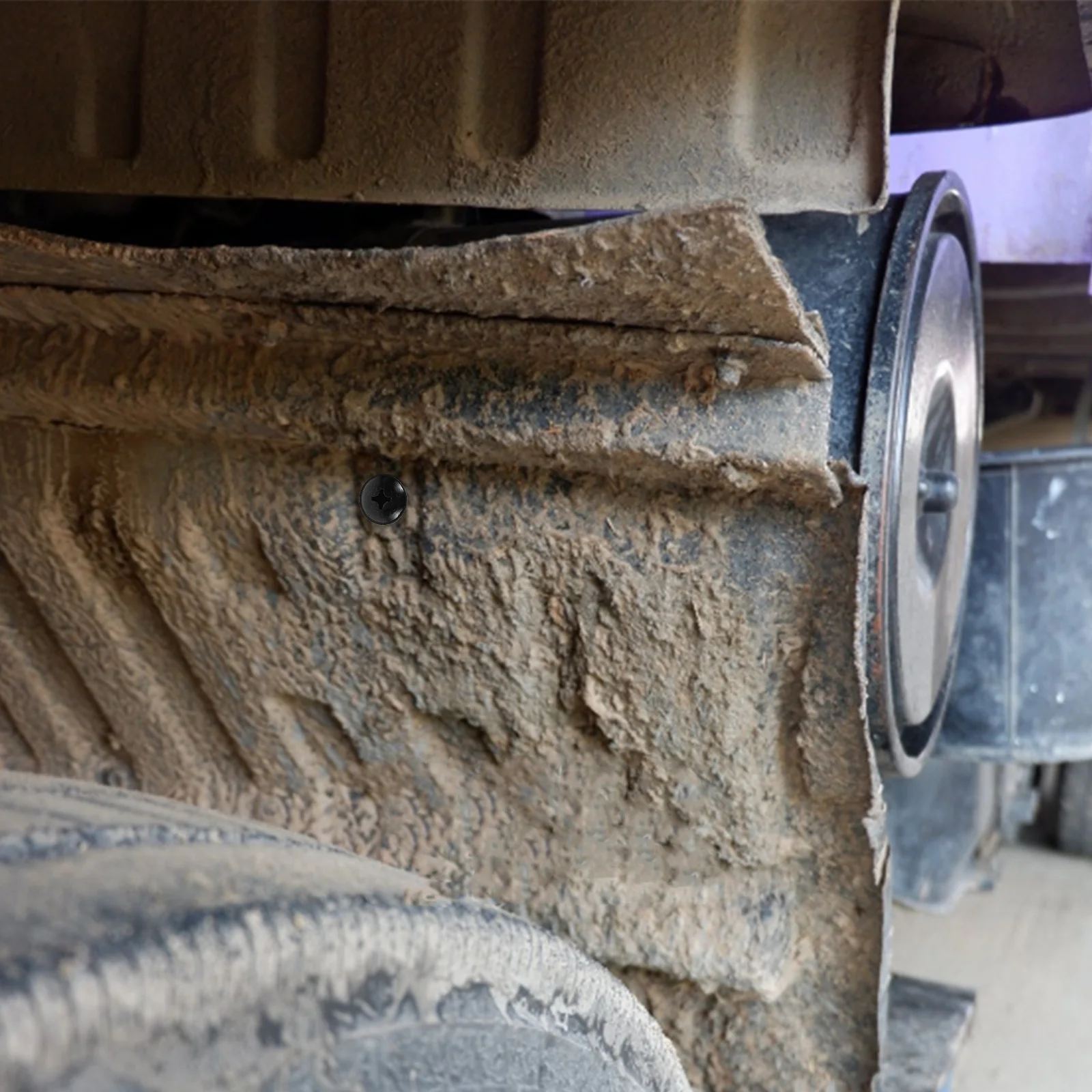 50 قطعة مسامير رفرف الطين للسيارات السوداء ذاتية التنصت لبطانة سبلاش صالح السحابات مسامير لوحة التزلج #1