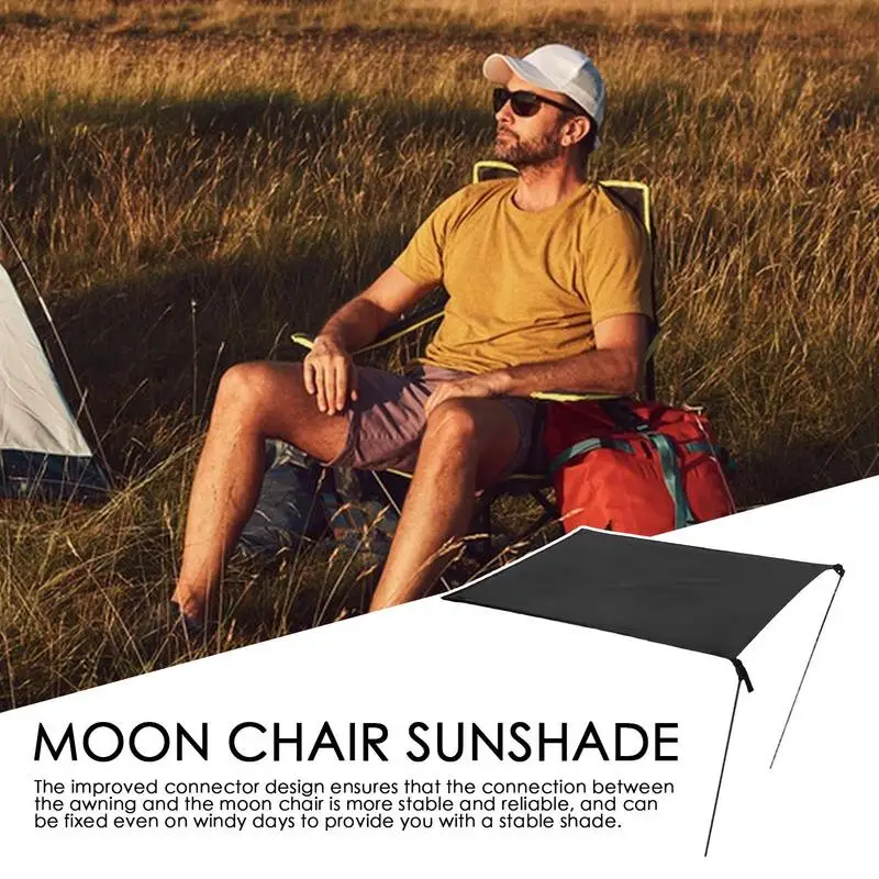 

Lounge Chair Sunshade Picnic Chair Sunshade Folding Sunshade Lounge Picnic Outdoor Camping Chair Sunshade For Travel Fishing