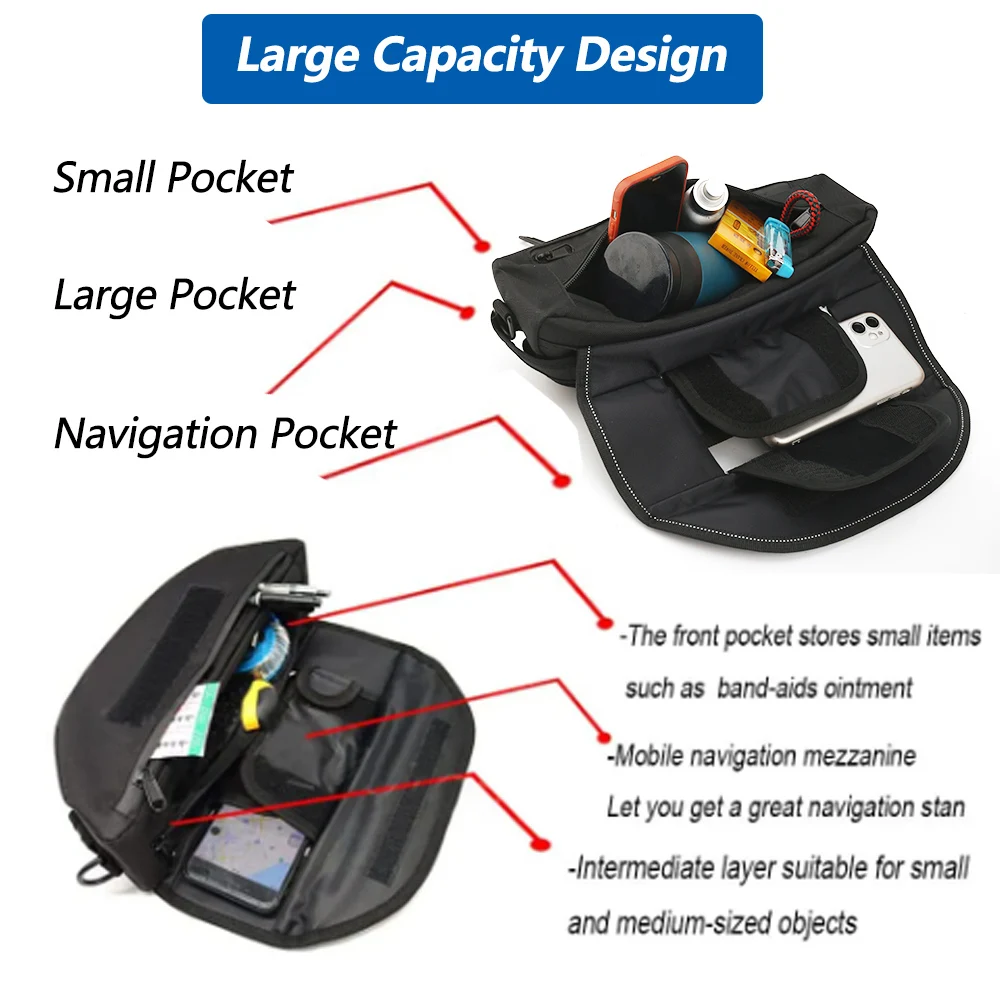 For Honda CB CB500F CB500X CB 500F 500X CB500f CB500 500 handlebar bag travel navigation waterproof moto Motorcycle accesssories