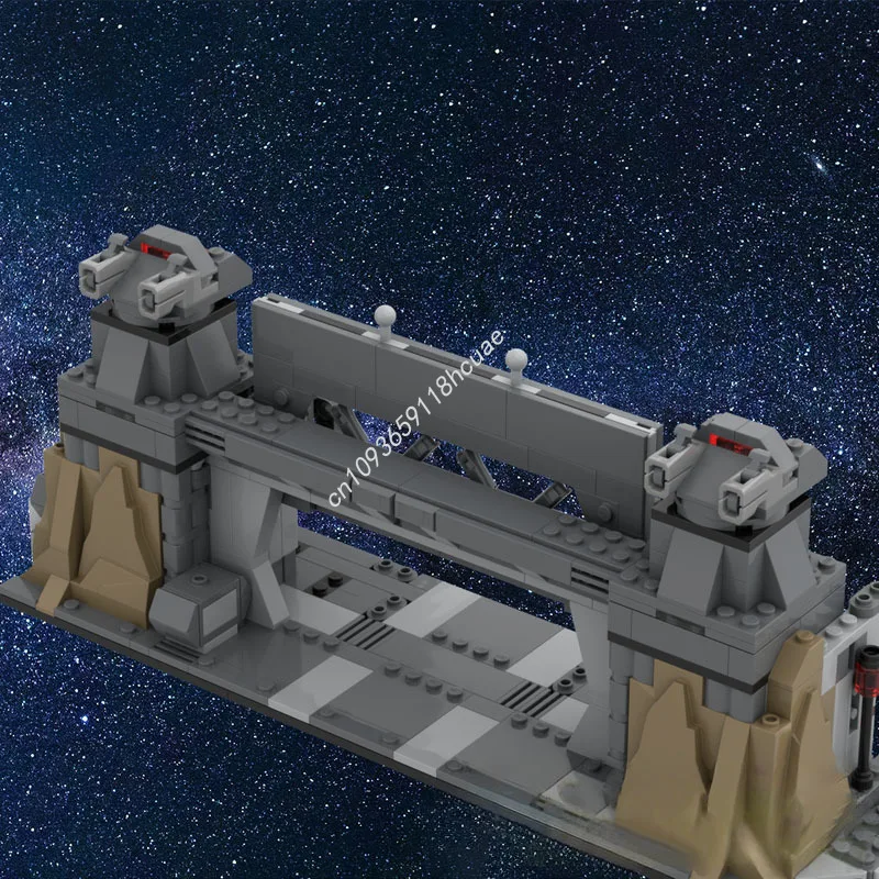 454PCS Star Battle Alt Build Ambush on Mandalore Battle Packs Modular Model Moc Building Blocks Stacking Brick Creative Toy Gift