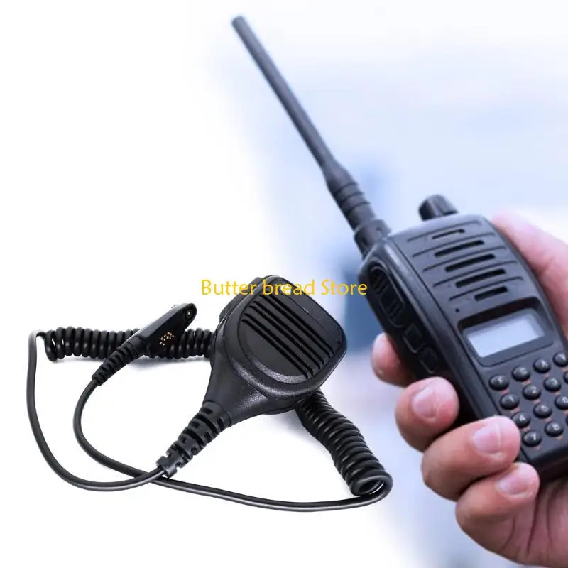 W89C 라디오 스피커 마이크 어깨 옷깃 핸드 마이크 3.5mm 사운드 잭 GP328plus GP338plus 용 휴대용 라디오 마이크