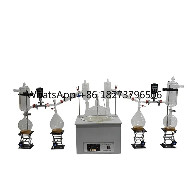 Short Path Distillation Kits 5l met Reflux Design Kleine continue distilleerder