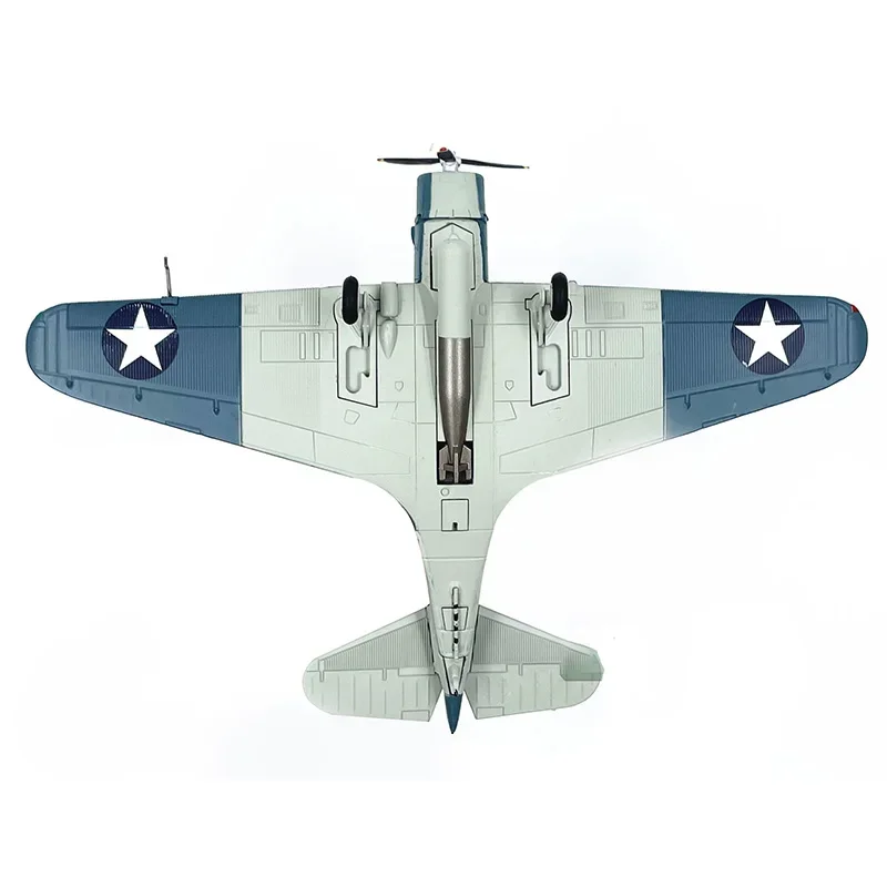 Diecast 1:72 Scale American TBD Torpedo Bombers Original Finished Alloy Airplane Model Simulation Static Collectible Toy Gift