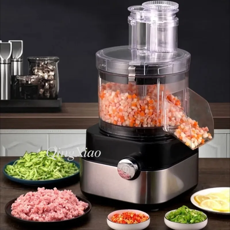 Commercial Multifunctional Vegetable Fruit Cutter Dicing Slicing Shredding Ring Meat Grinding Machine For Potato Food Processing